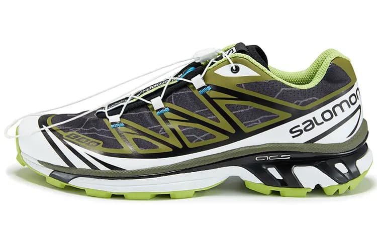 SALOMON KOLON SPORT Cushioning Anti-Slip And Wear-Resistant Low-Top Outdoor Shoes Unisex Green White Black