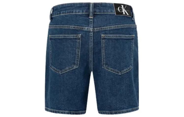 Calvin Klein Denim Qadın Şortu Tünd Göy 2
