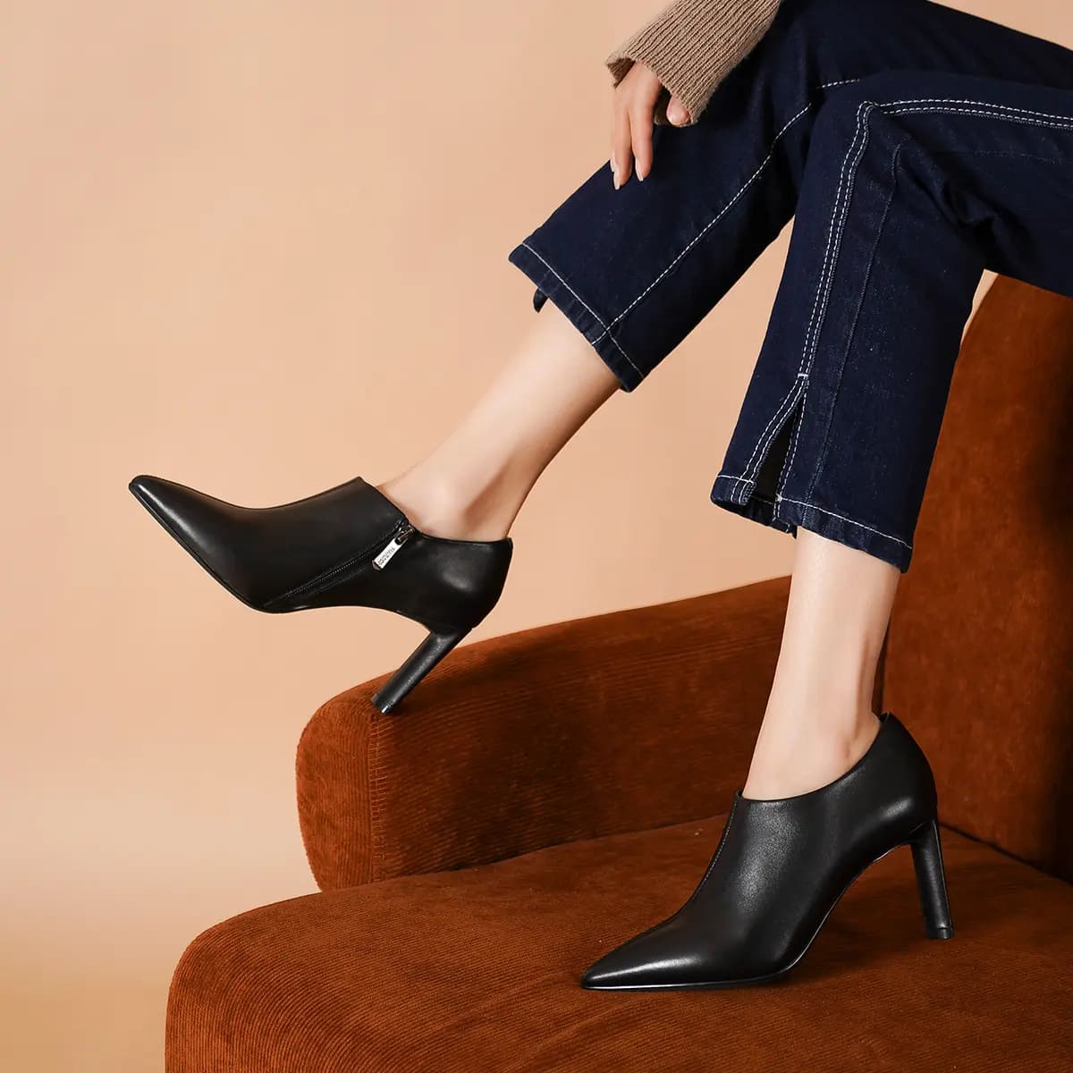 HARSON Slim Heel High Heels 8cm Women's 3