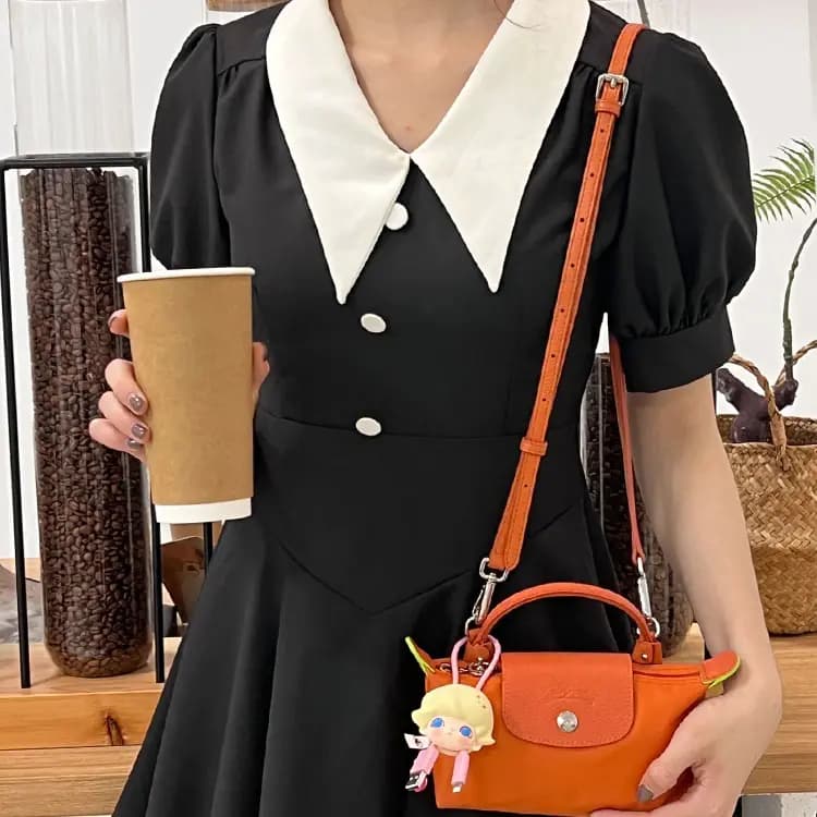 Luxury Care Artisan Workshop Cow Leather Perforated Modified Shoulder Bag, Crossbody Bag With Strap Women's Multicolor 4