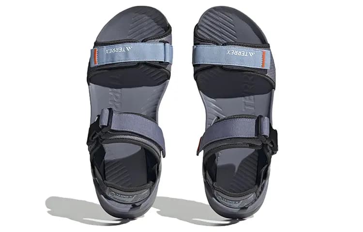 Adidas Terrex Hydroterra Sandals 'Grey Blue Orange' 5