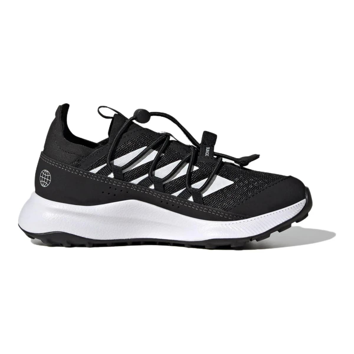 Adidas Terre Slip Resistant Cushioning Low Top Kids' Outdoor Shoes Black White Kids' 2