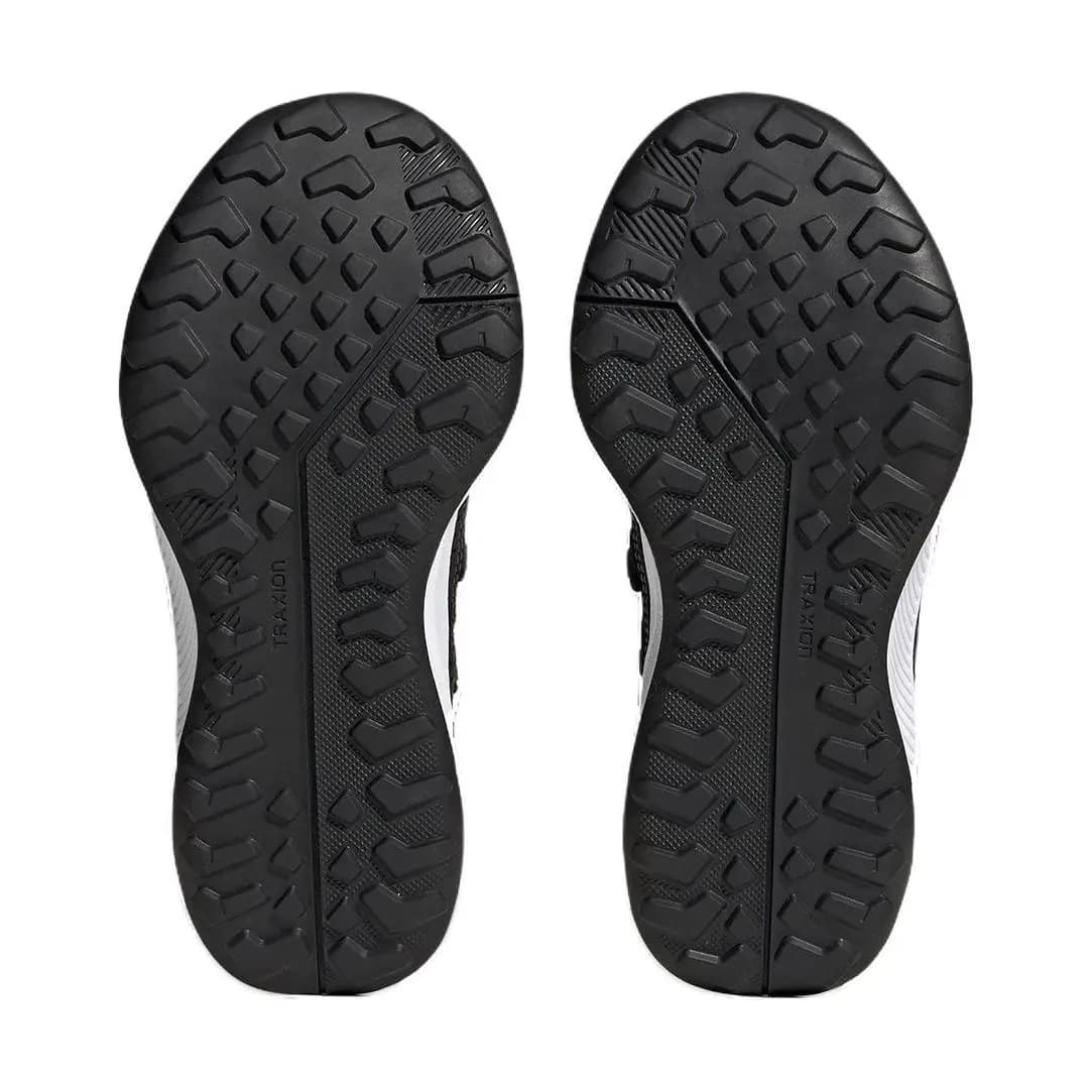 Adidas Terre Slip Resistant Cushioning Low Top Kids' Outdoor Shoes Black White Kids' 5