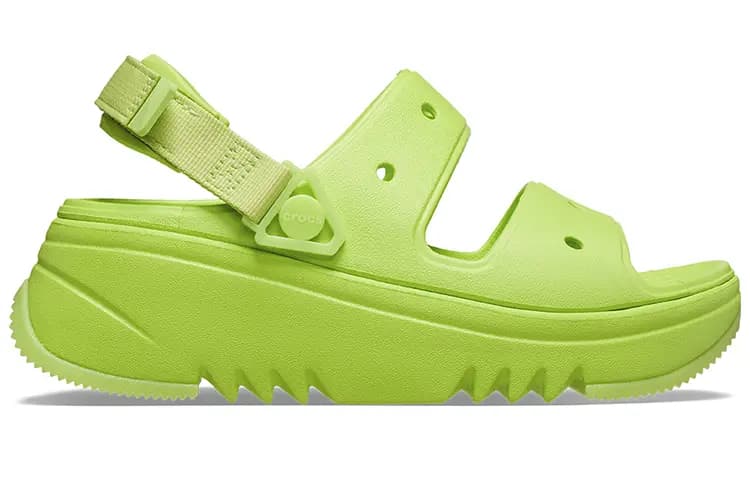 Crocs Classic Hiker Xscape Qadın Sandalı Limeade 5