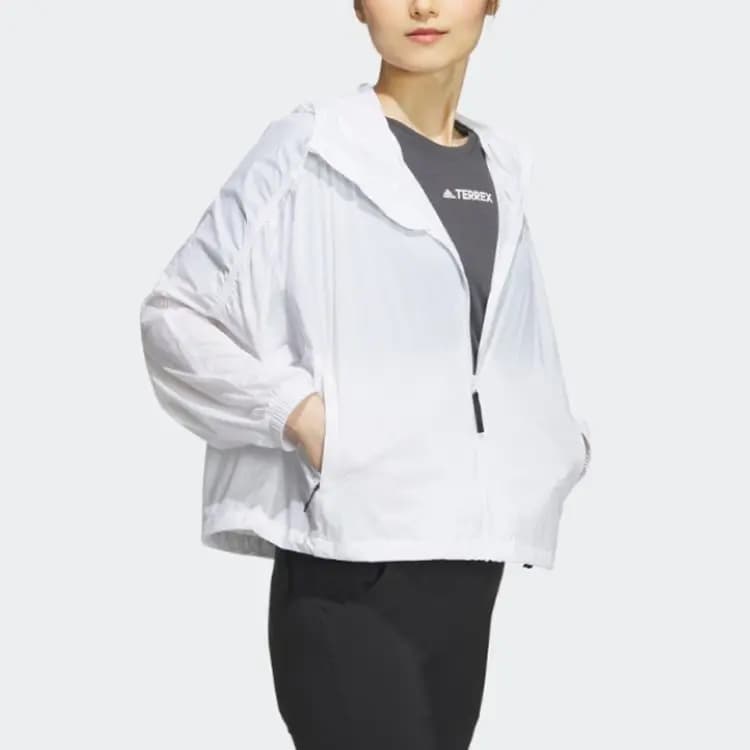 adidas Terrex Outdoor Qadın Pencəyi Ağ 4