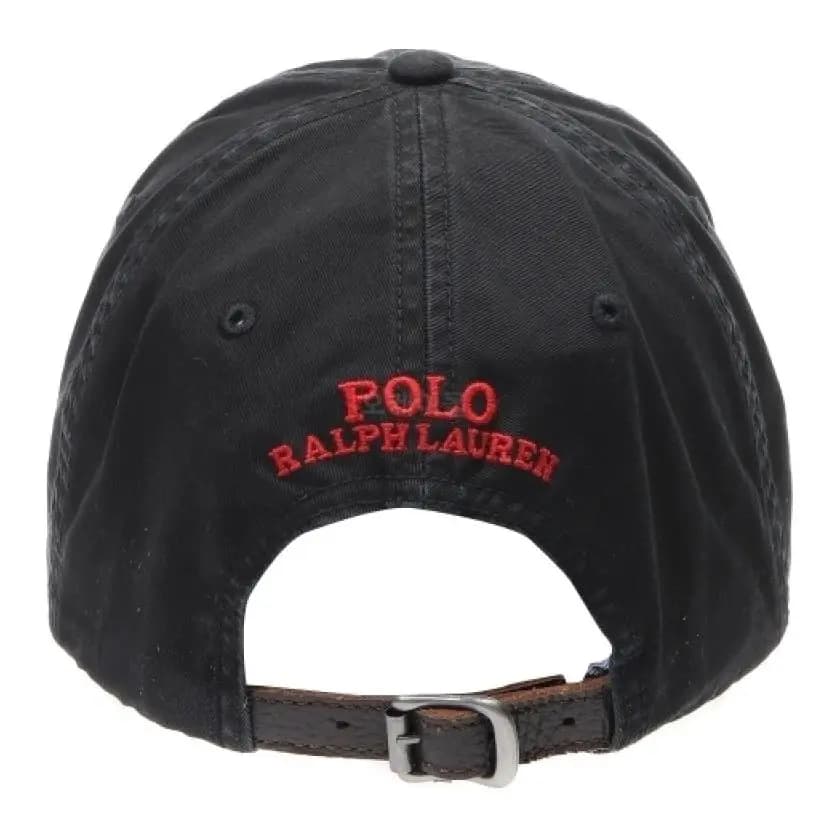 Polo Ralph Lauren Pattern Sun Visor Baseball Cap Men's Black 4