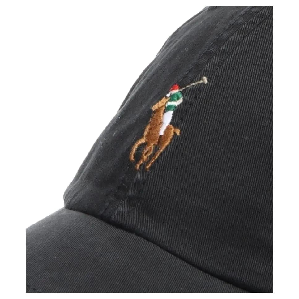 Polo Ralph Lauren Pattern Sun Visor Baseball Cap Men's Black 5