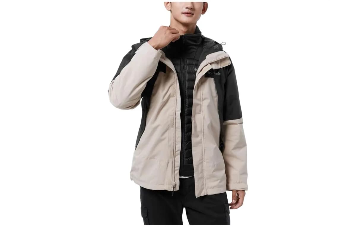 Columbia Omni-Heat Windbreaker Kişi Gödəkçəsi Xaki/Qara