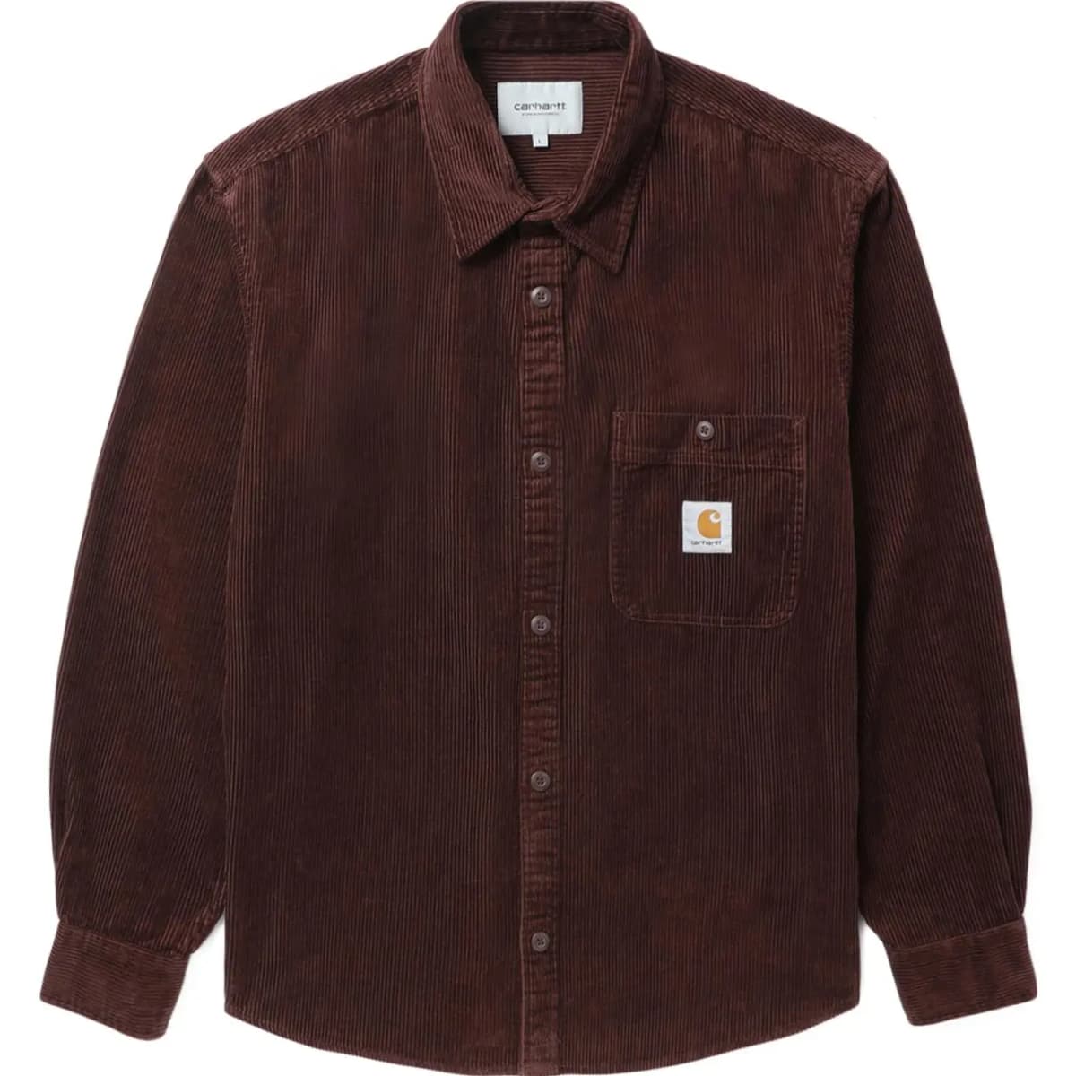 Carhartt WIP Corduroy Logo-patch Cotton Shirt 5