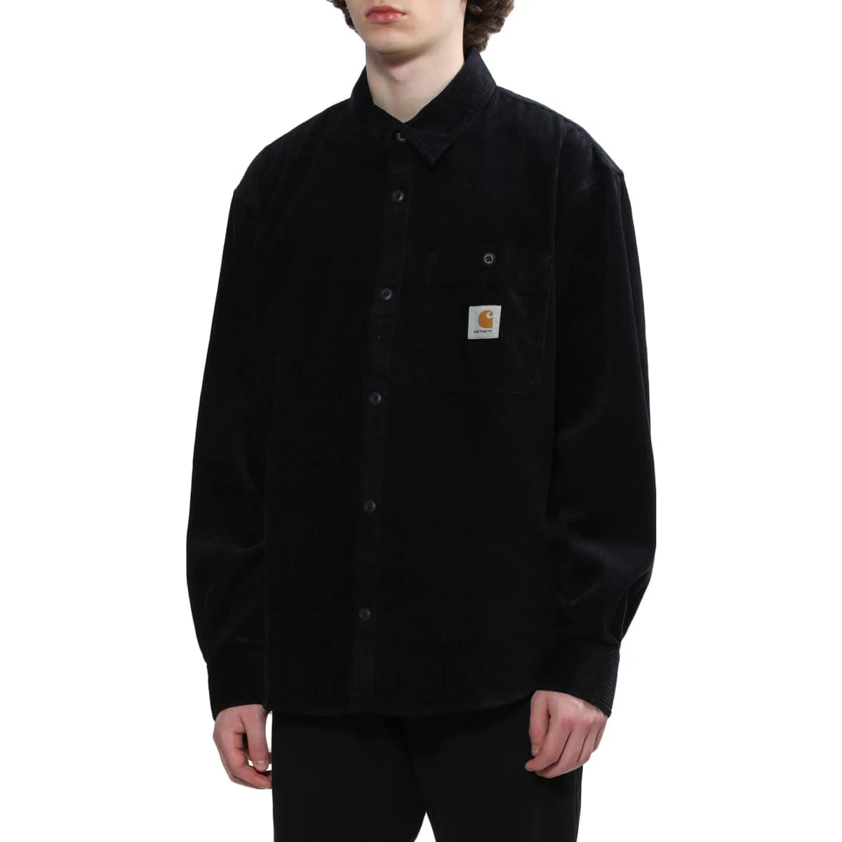Carhartt WIP Corduroy Logo-patch Cotton Shirt 11