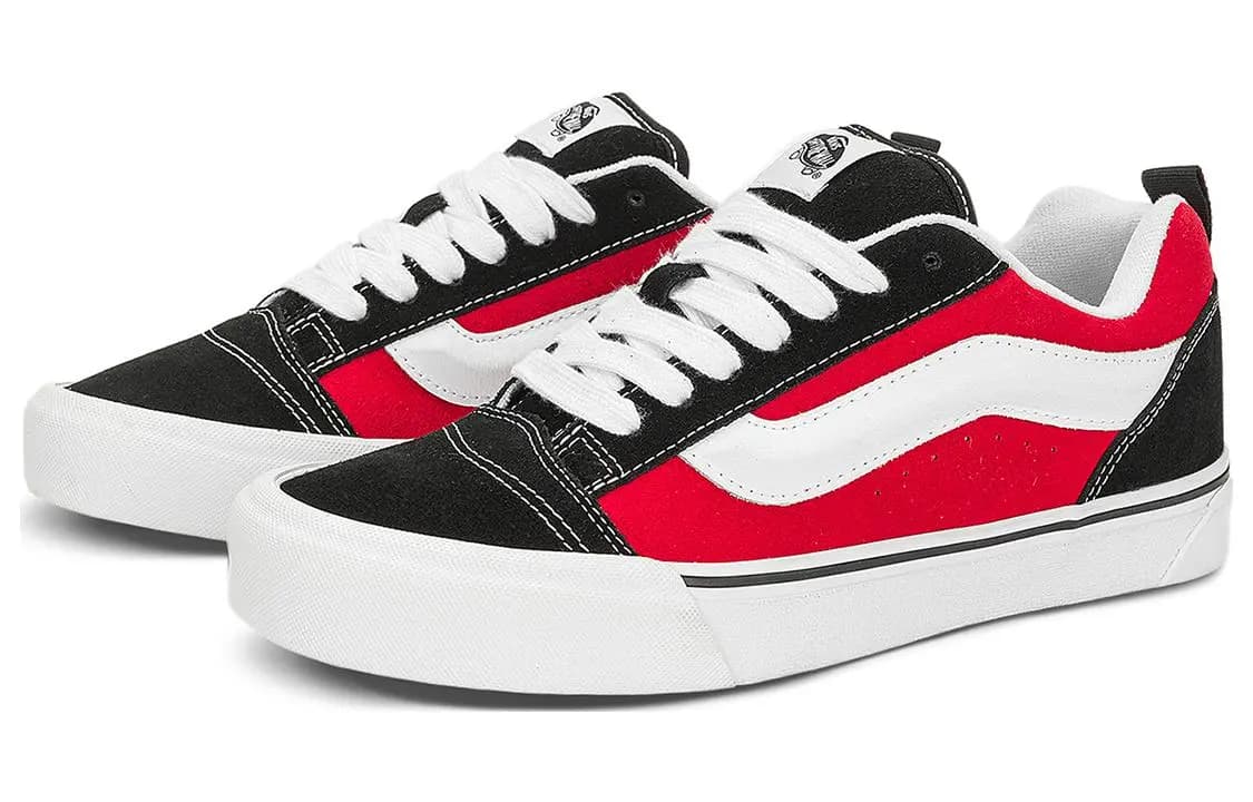 Vans Knu Skool Qara/Qırmızı 2