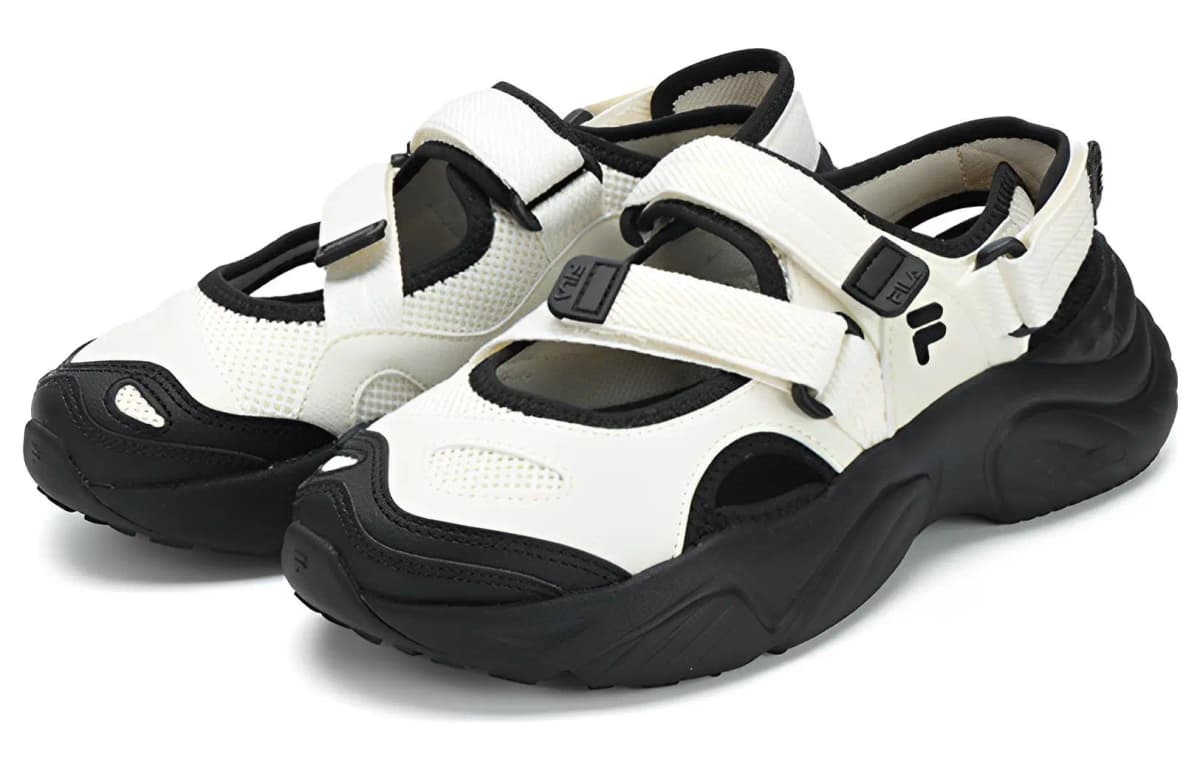 FILA FUSION Conch Sandals White Women's 3