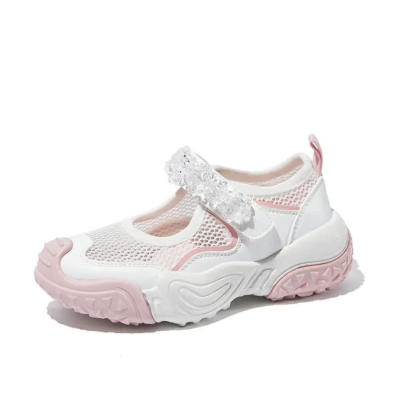 Snoffy Children's Sandals White Pink Kids' 2