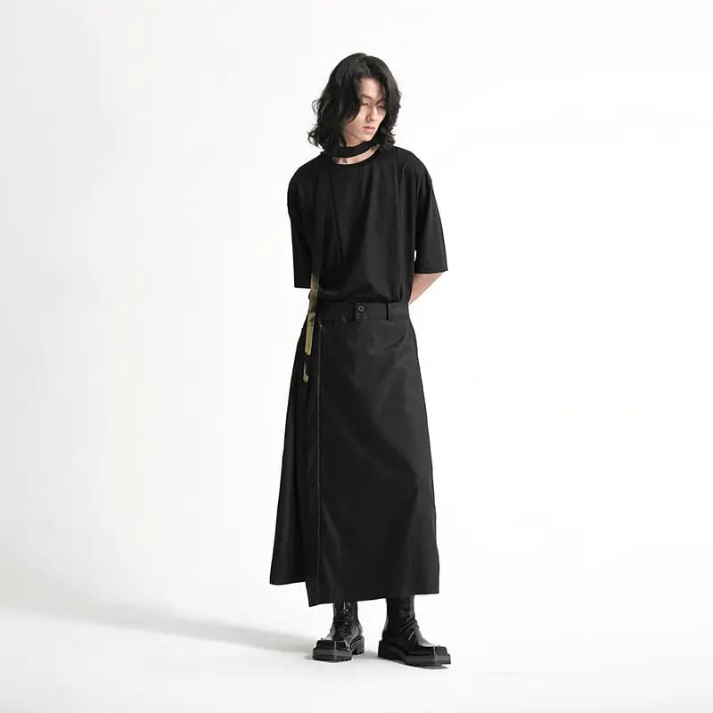 HUANXIANGZHE Short Chelsea Boots Unisex Black 9