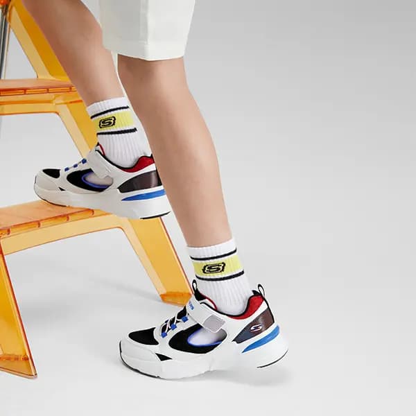 Skechers Bobs Uşaq Gündəlik Ayaqqabısı Qırmızı/Mavi/Ağ 12