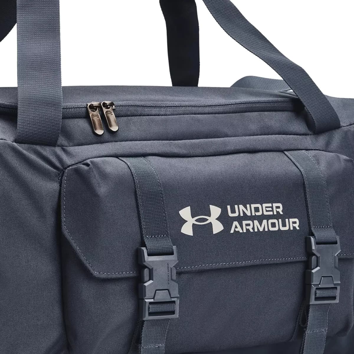 Under Armour Gametime Polyester Handbag Shoulder Bag Crossbody Bag Travel Bag Gym Bag Small Size Unisex Downpour Gray 3