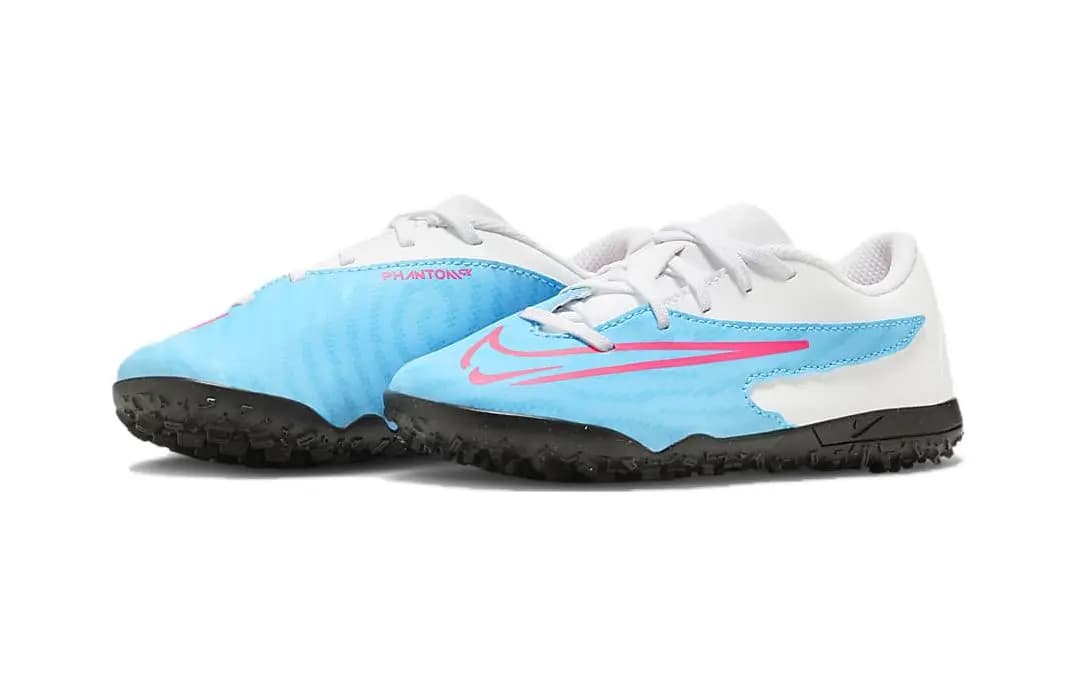 Nike Phantom GX Club TF PS Uşaq Futbol Ayaqqabısı Mavi/Ağ 3