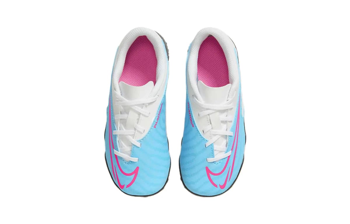 Nike Phantom GX Club TF PS Uşaq Futbol Ayaqqabısı Mavi/Ağ 4