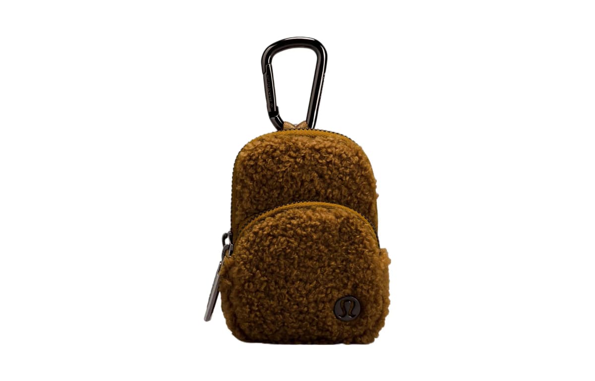 lululemon Nano Mini Fleece Pul kisəsi Açıq Qəhvəyi