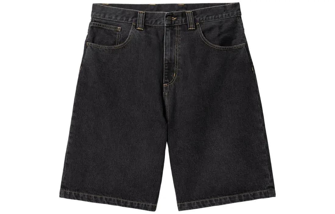 Carhartt WIP Logo patch Wide leg Denim Şort