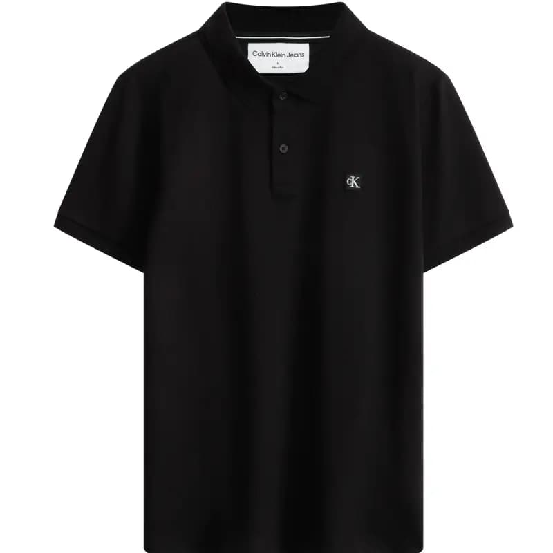 Calvin Klein Polo Köynək Kişi Qara