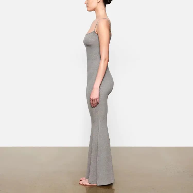 Skims Slip Dresses Women's Heather Gray 4