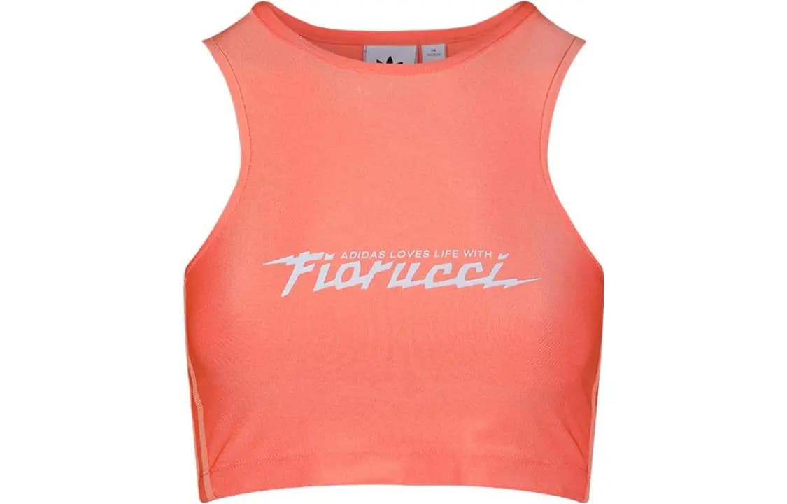 Adidas Sleeveless Sports Shirts Women's Orange