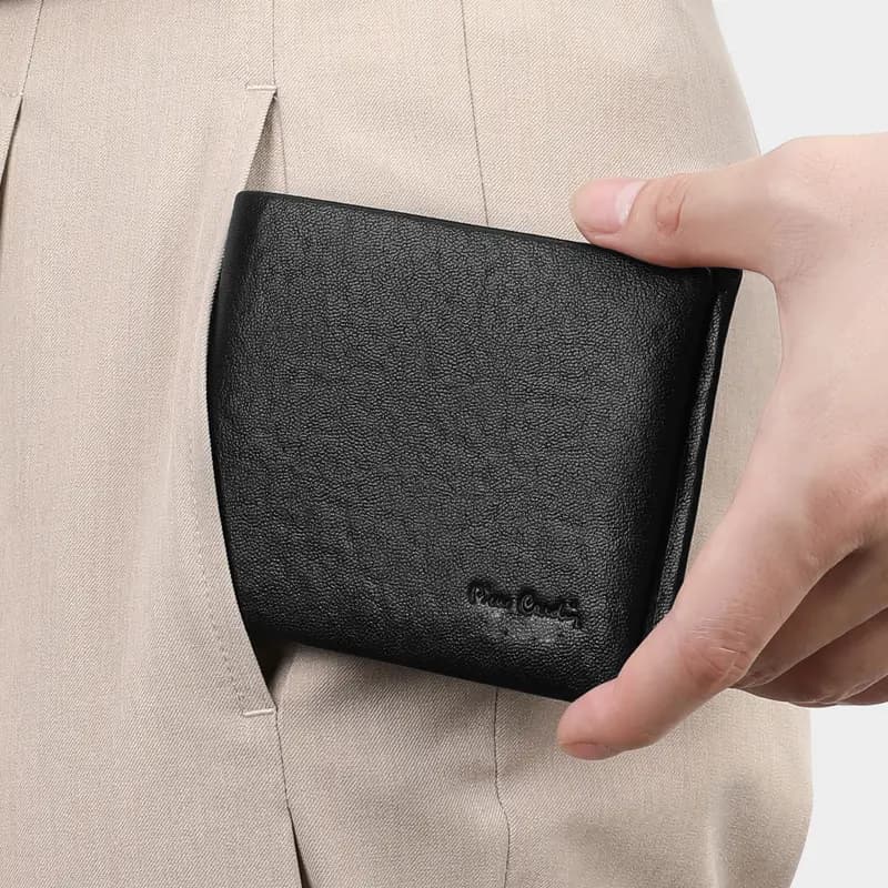 PIERRE CARDIN Dəri Kişi Pul kisəsi Qara 72