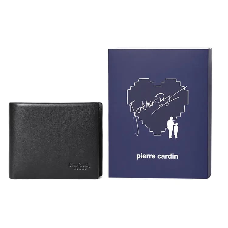 PIERRE CARDIN Dəri Kişi Pul kisəsi Qara 74