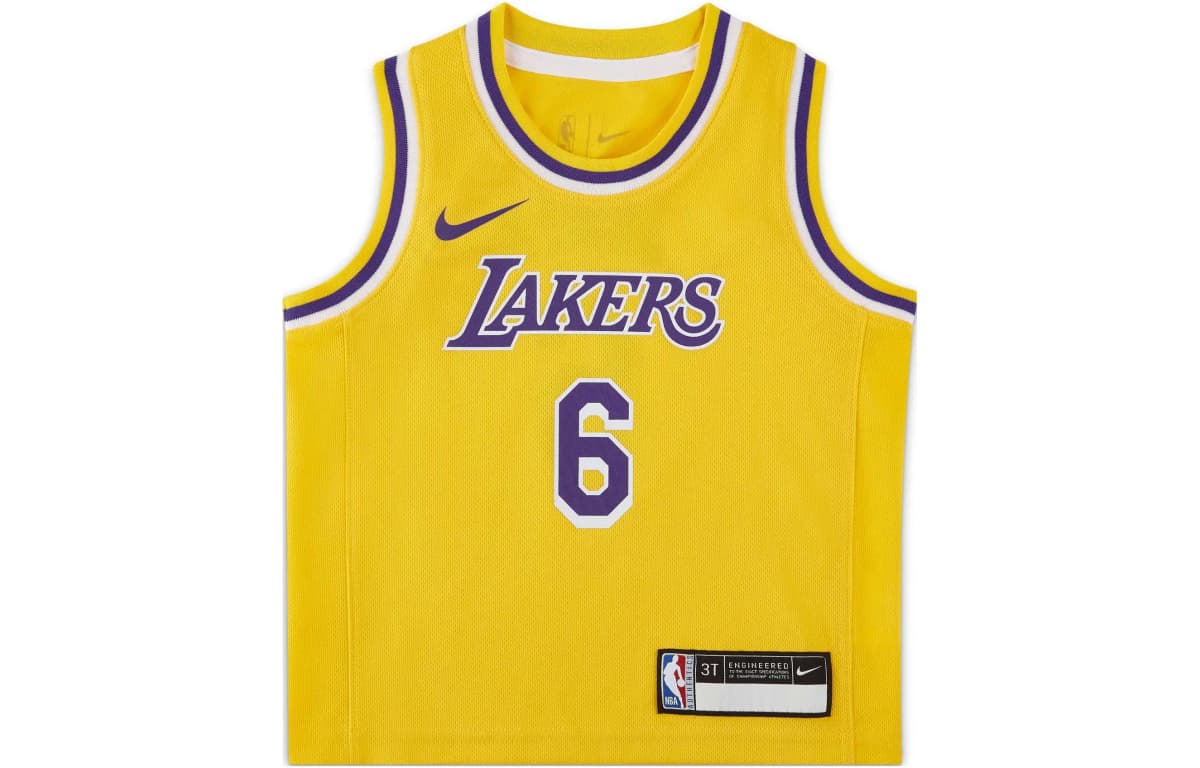 Nike Uşaq Basketbol Maykası Sarı