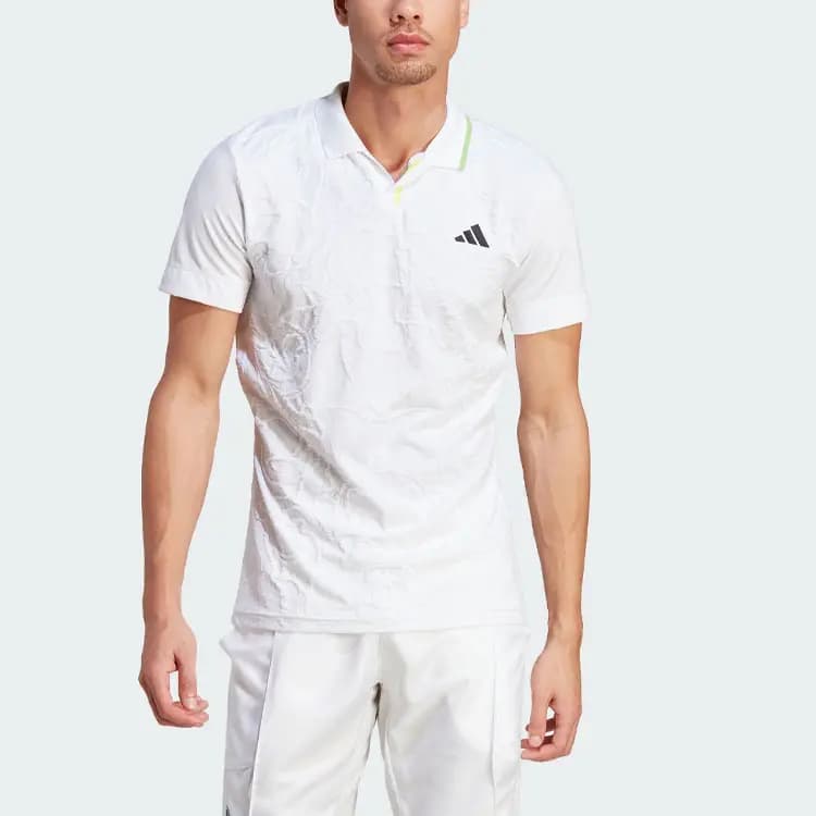 Adidas AEROREADY Kişi Polo Köynəyi Ağ 2