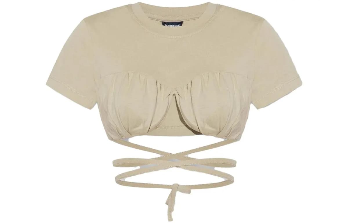 Jacquemus Le T Shirt Baci 'Light Khaki'