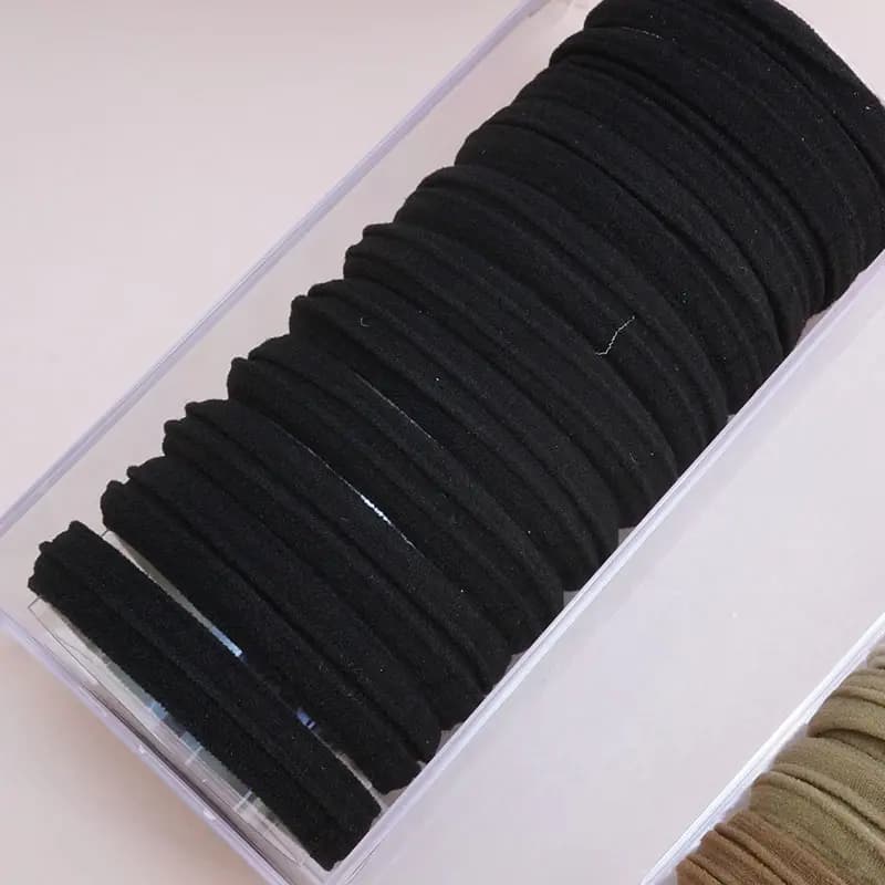 VERENA REINE Maillard Hair Accessories Coffee Hair Ties Set 10pcs Elegant Simple High Elasticity Hair Friendly Hair Bands Daily Versatile Women's 6