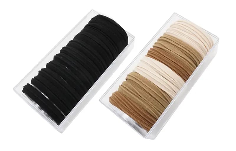 VERENA REINE Maillard Hair Accessories Coffee Hair Ties Set 10pcs Elegant Simple High Elasticity Hair Friendly Hair Bands Daily Versatile Women's 9