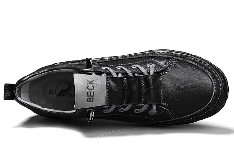 Gongyang BECK Genuine Leather Versatile Sports Nappa Grain Casual Skate Shoes Men's 2