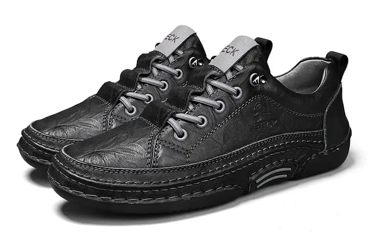 Gongyang BECK Genuine Leather Versatile Sports Nappa Grain Casual Skate Shoes Men's 3