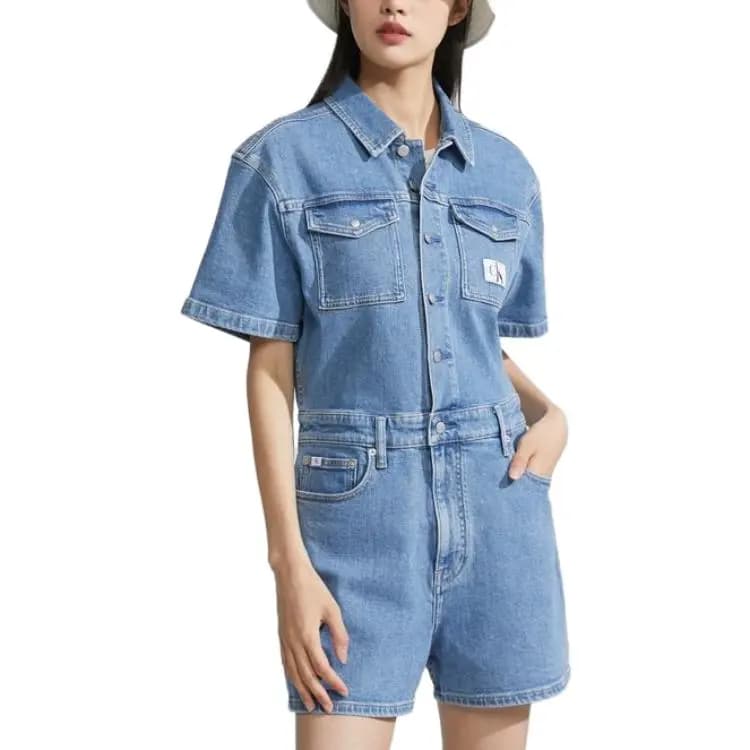 CK/Calvin Klein Qadın Denim Şortu Mavi 2