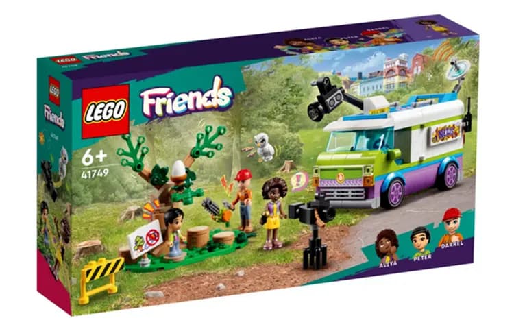 LEGO Newsroom Van 41749 6