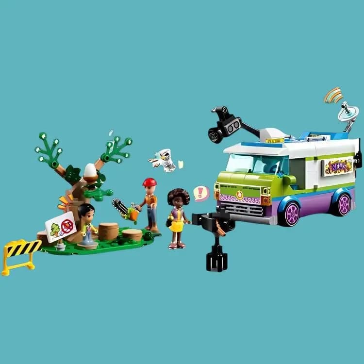 LEGO Newsroom Van Building Blocks 41749