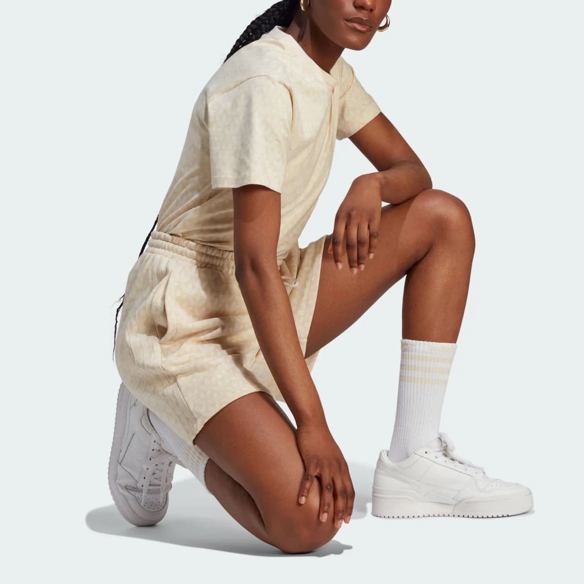 Adidas Originals Sports Shorts Women's Wonder White 4