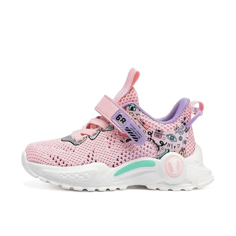 BIG WASP Wear-Resistant Rebound Breathable Low-Top Kids' Running Shoes Teenagers