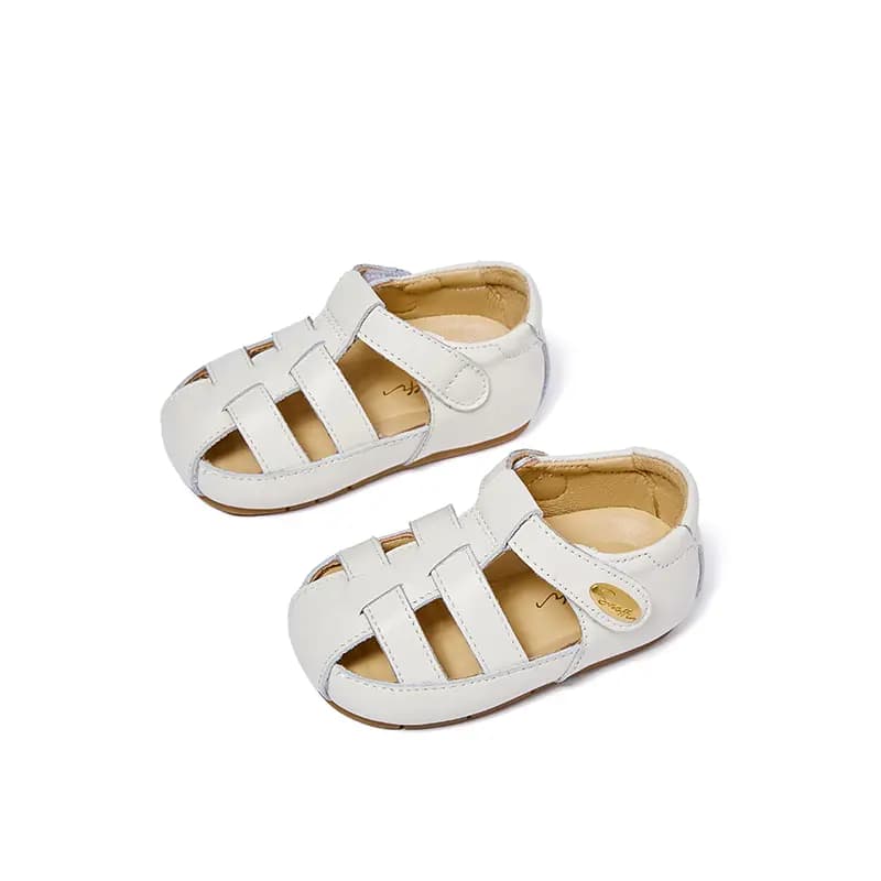 Snoffy Baby & Toddler Shoes White Brown Infant And Toddler 11