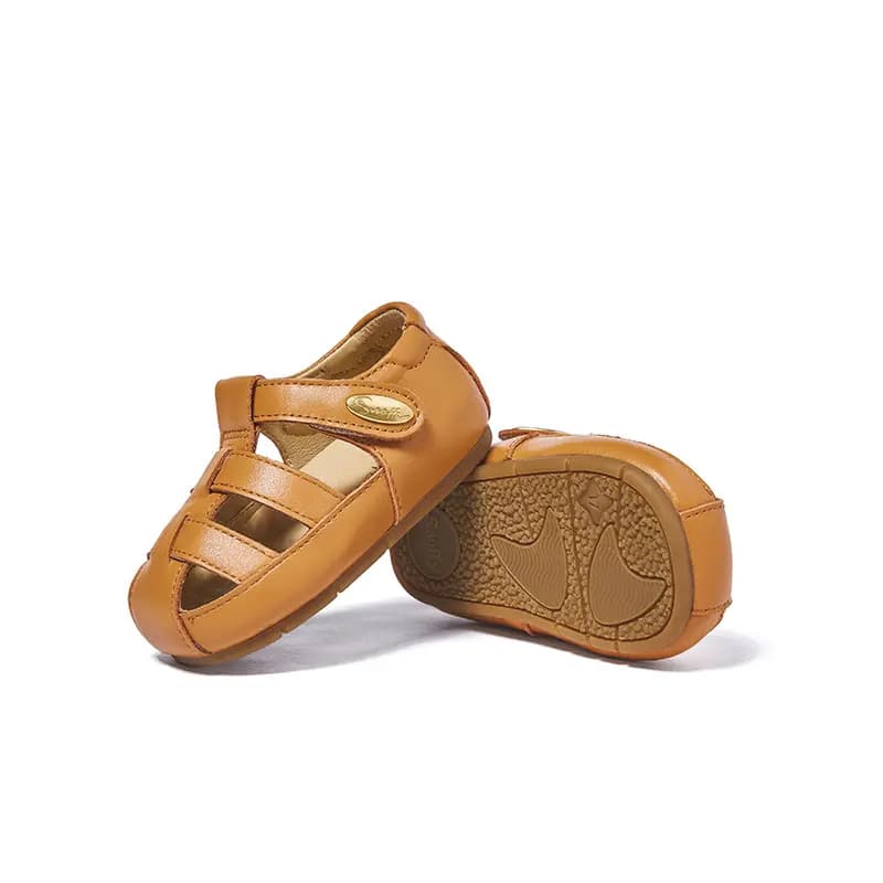 Snoffy Baby & Toddler Shoes White Brown Infant And Toddler 5
