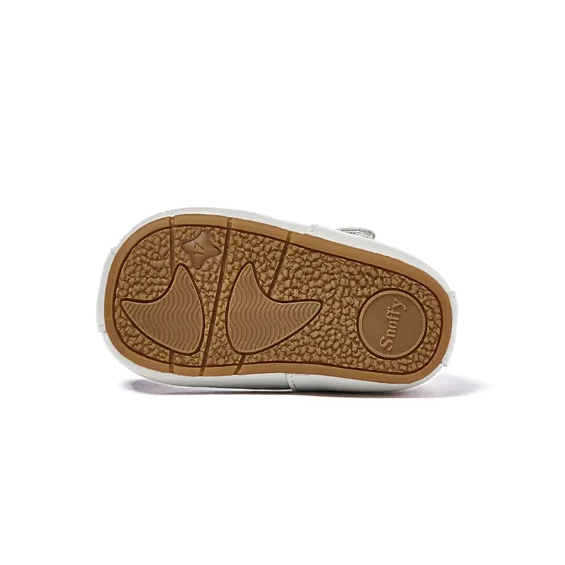Snoffy Baby & Toddler Shoes White Brown Infant And Toddler 14