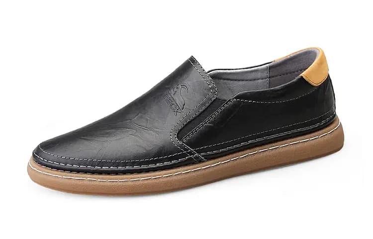 BECK Genuine Leather Slip-On Soft Sole Business Casual Shoes Men's 2