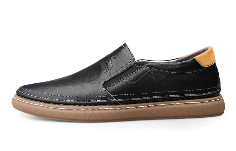 BECK Genuine Leather Slip-On Soft Sole Business Casual Shoes Men's