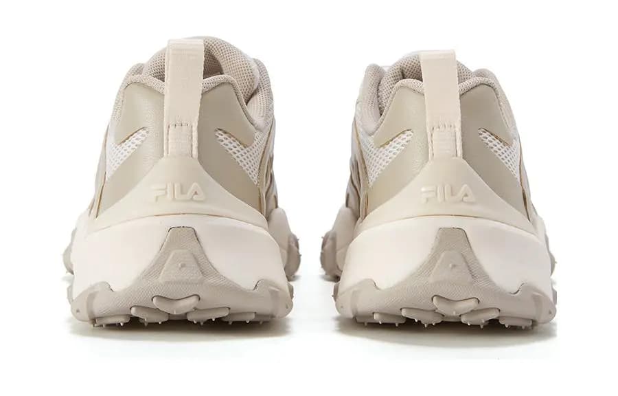 FILA KIDS Performance Anti-Kick Cushioning Low-Top Kids' Outdoor Shoes Birch Tree Brown Cream White Teenagers 4