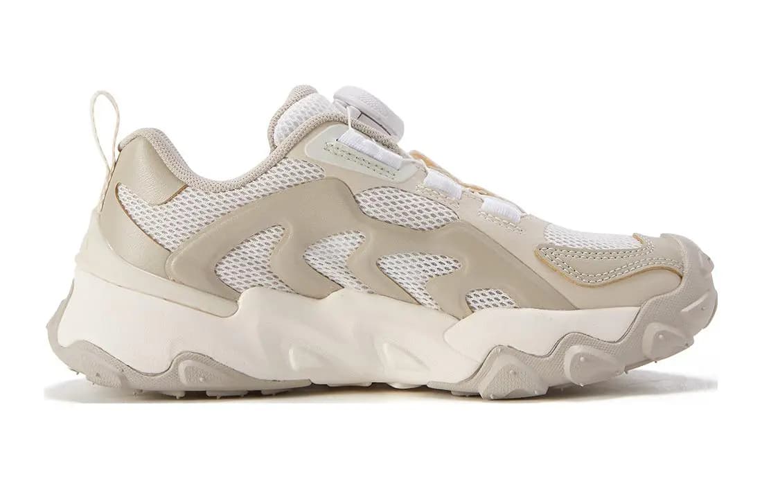 FILA KIDS Performance Anti-Kick Cushioning Low-Top Kids' Outdoor Shoes Birch Tree Brown Cream White Teenagers 2