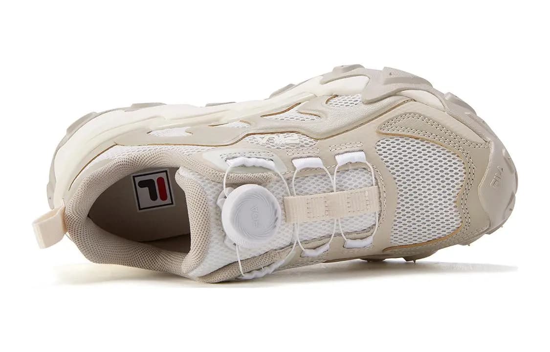 FILA KIDS Performance Anti-Kick Cushioning Low-Top Kids' Outdoor Shoes Birch Tree Brown Cream White Teenagers 3