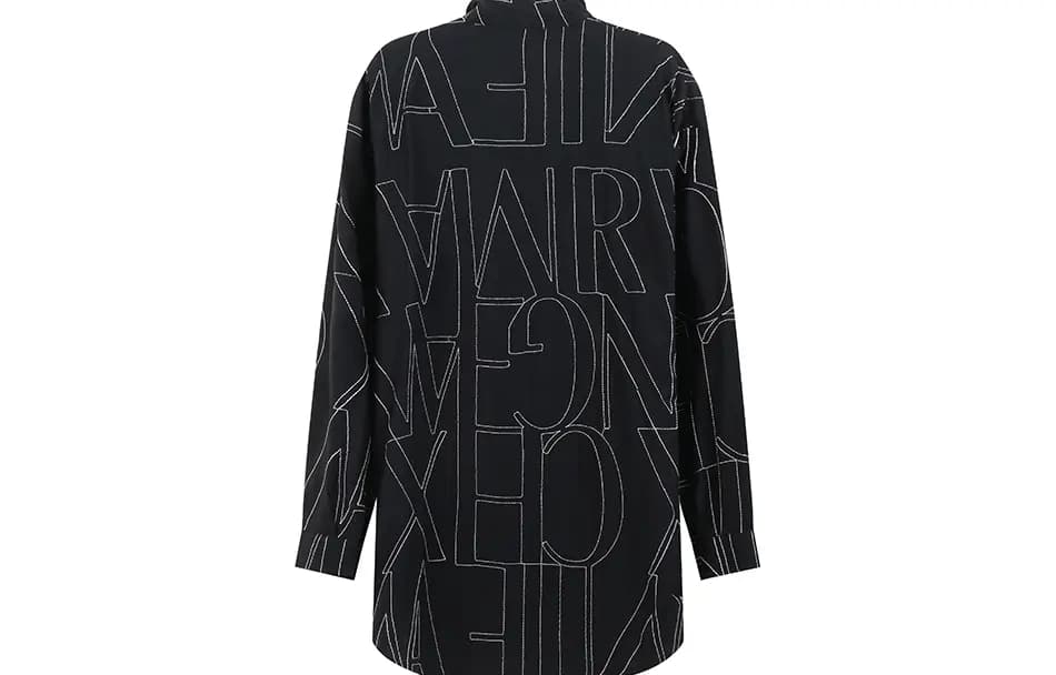 ARMANI EXCHANGE SS23 Qadın Köynəyi Qara 2